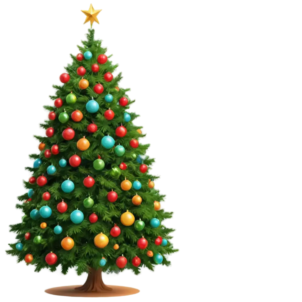 HighQuality-3D-Christmas-Tree-PNG-Image-for-Festive-Holiday-Designs-and-Decorations