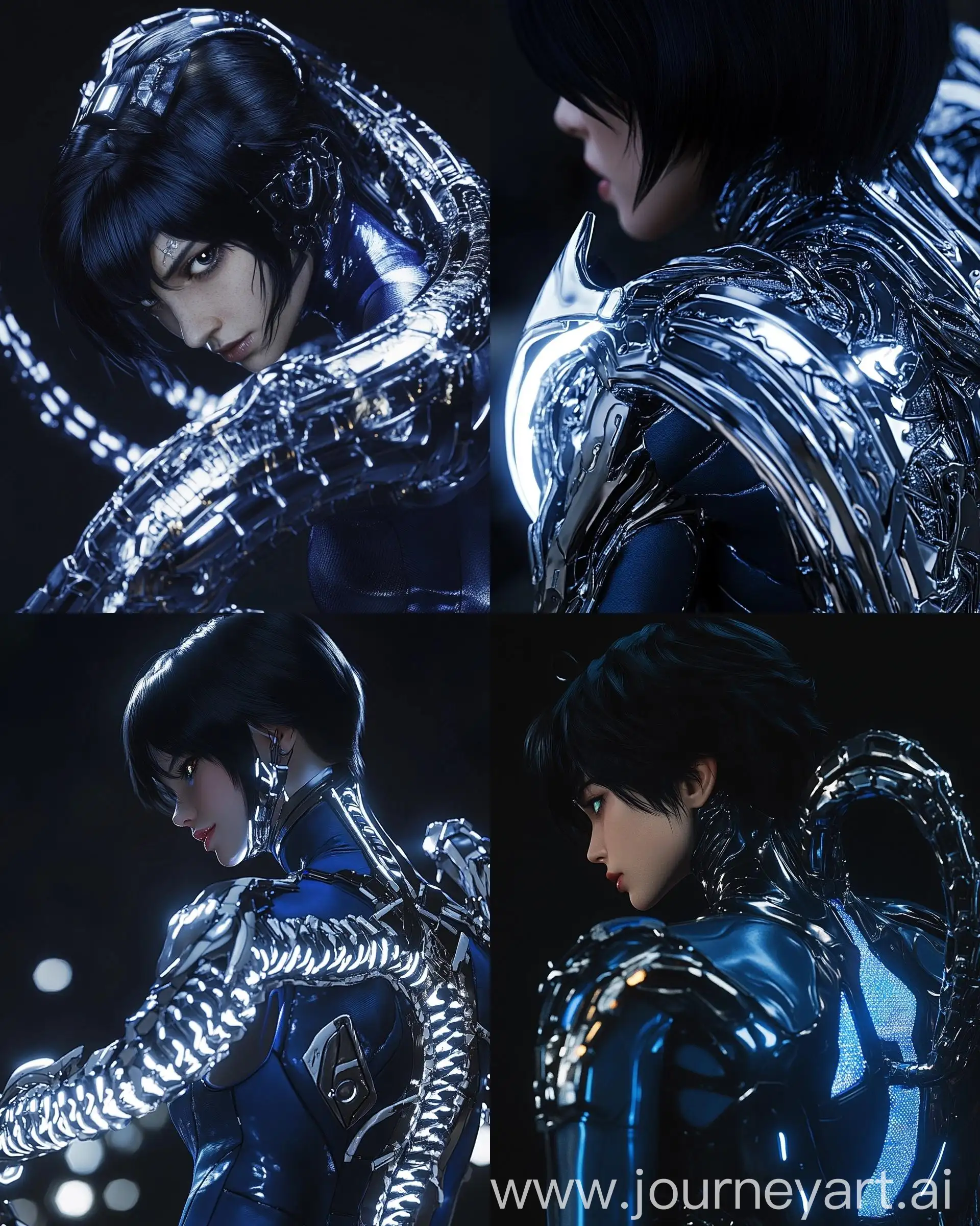 HyperRealistic-Motoko-from-Ghost-in-the-Shell-in-Futuristic-Latex-Outfit-with-Neon-Elements