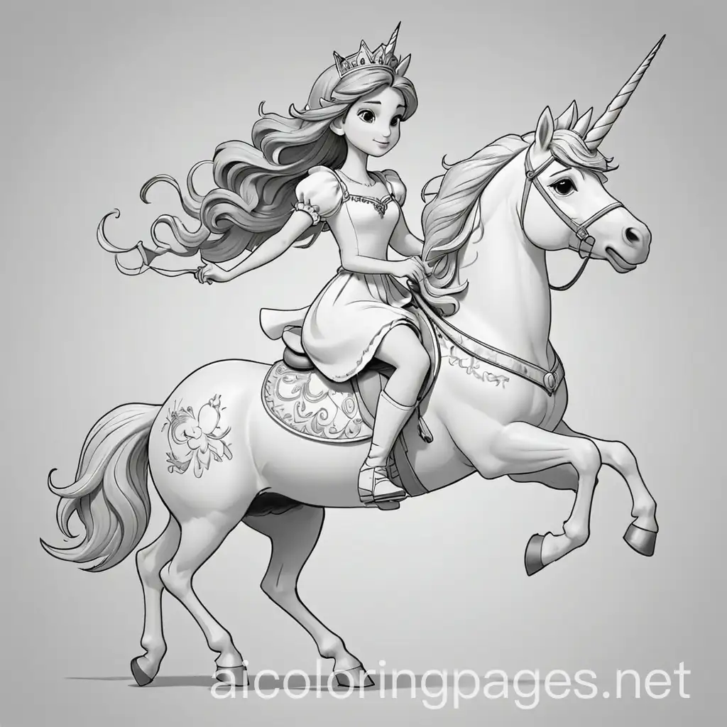 Princess-Penelope-Riding-Unicorn-Coloring-Page