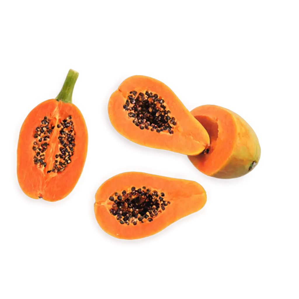 HighQuality-PNG-Image-of-Papaya-for-Diverse-Applications