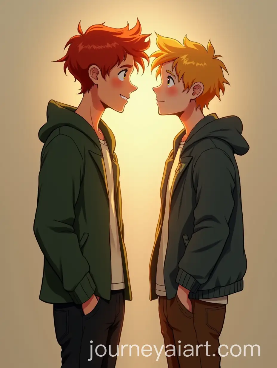 Two-Men-Gazing-Lovingly-at-Each-Other-in-Photorealistic-Style