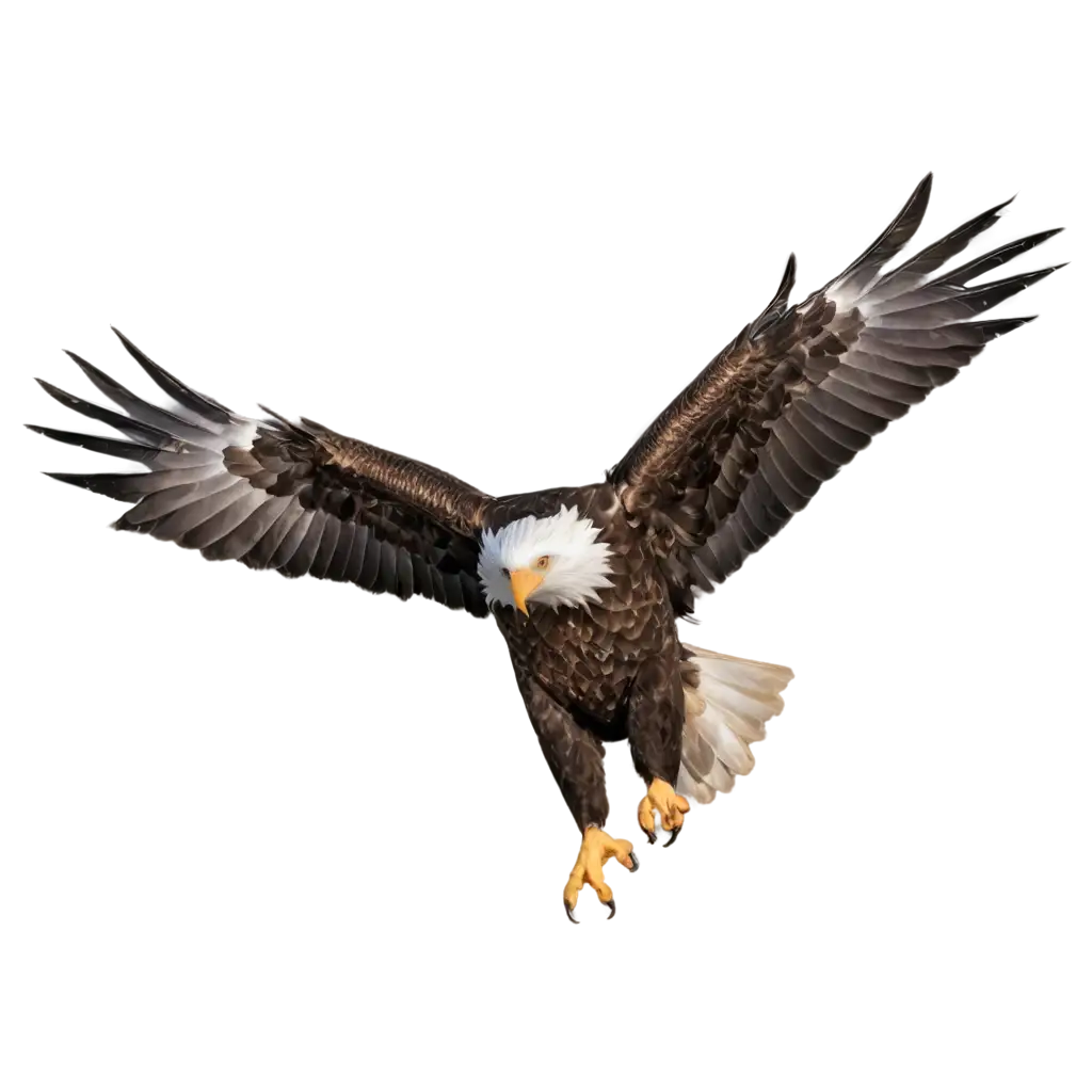 Eagle-Flying-in-the-Air-PNG-Image-HighQuality-Transparent-Background-for-Versatile-Use