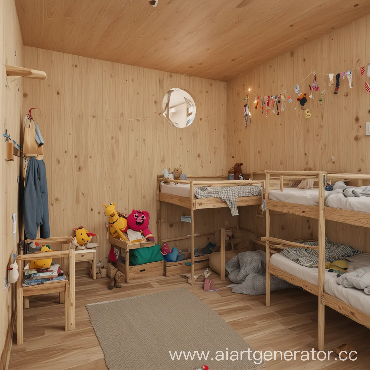 Childrens-Campsite-Bedroom-Design