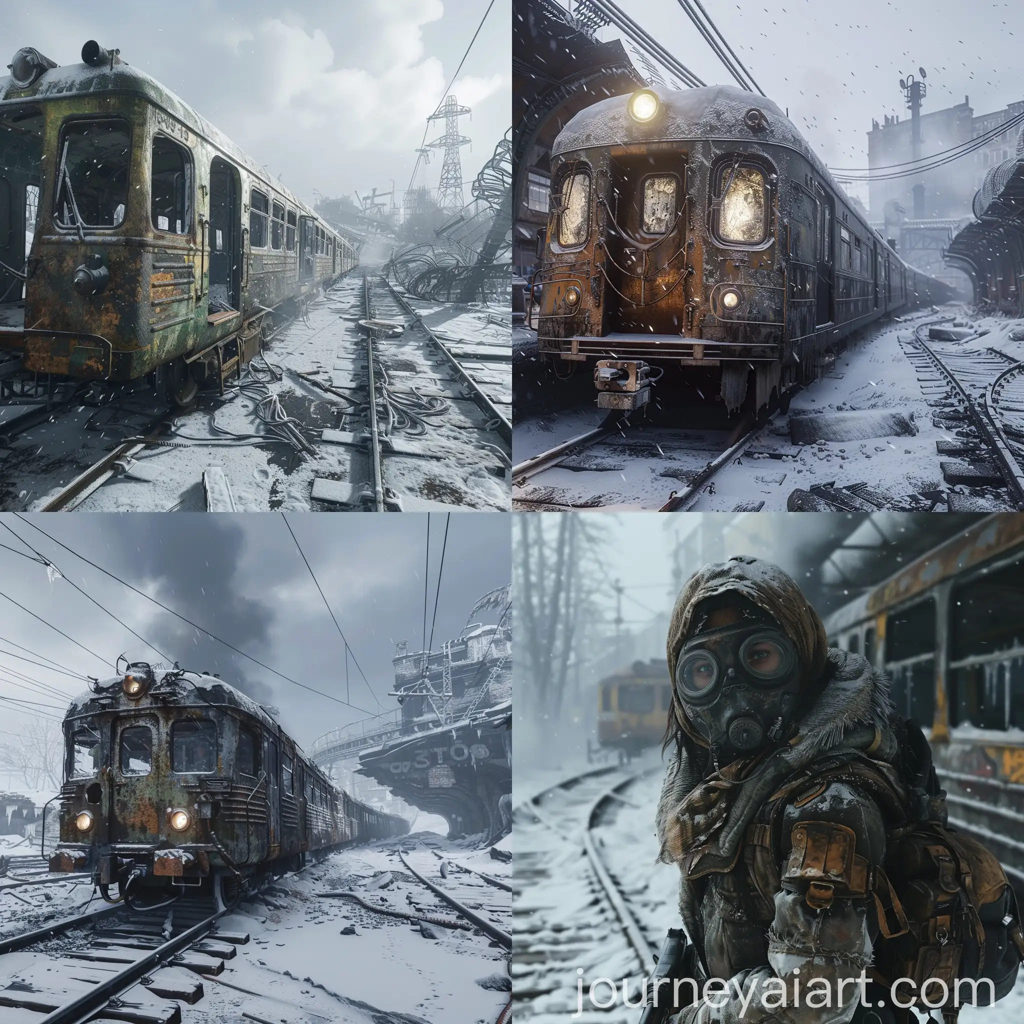 PostApocalyptic-Metro-Exodus-Scene-with-Character-and-Environment