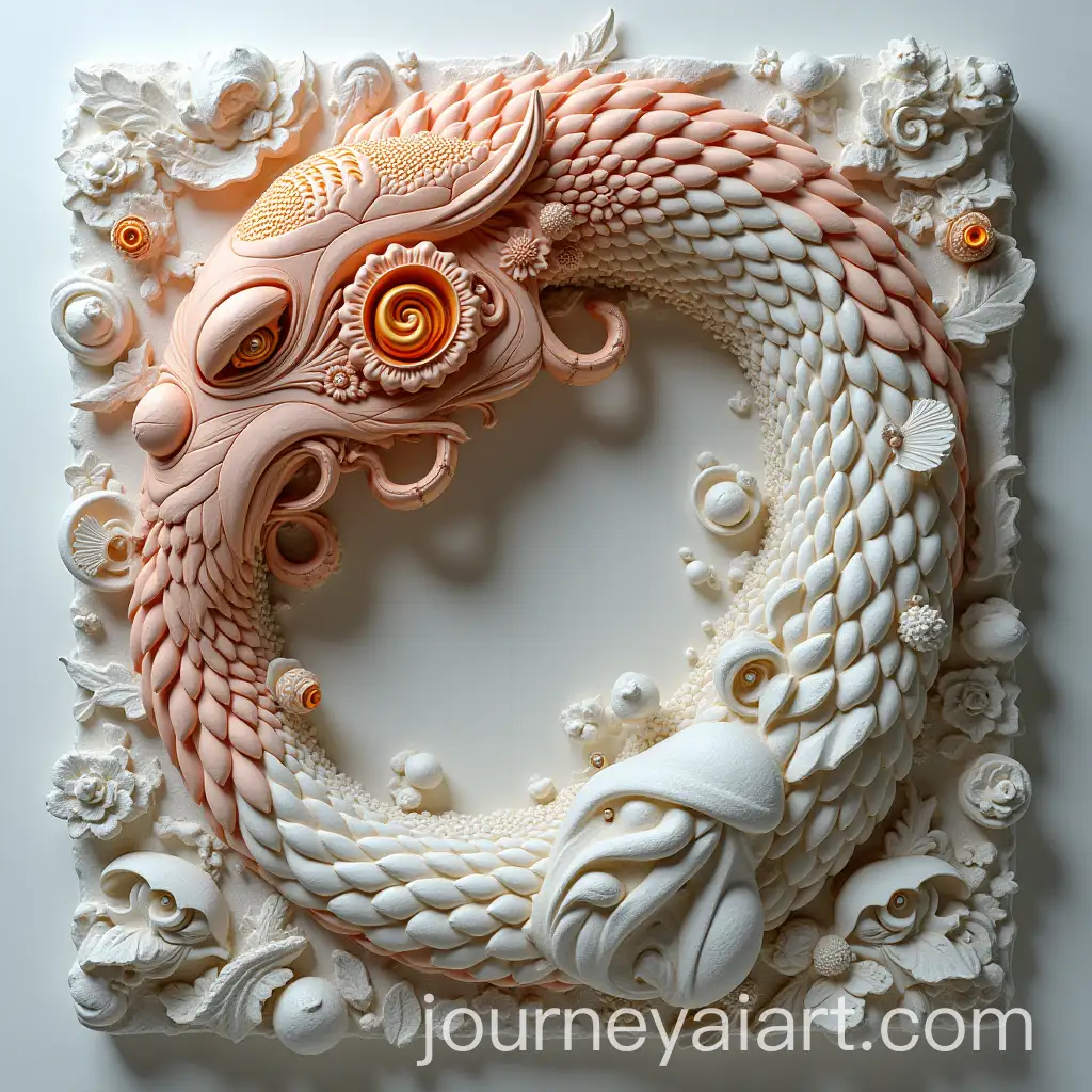 Futuristic-Khokhloma-Gypsum-Sculpture-Decorative-Painting