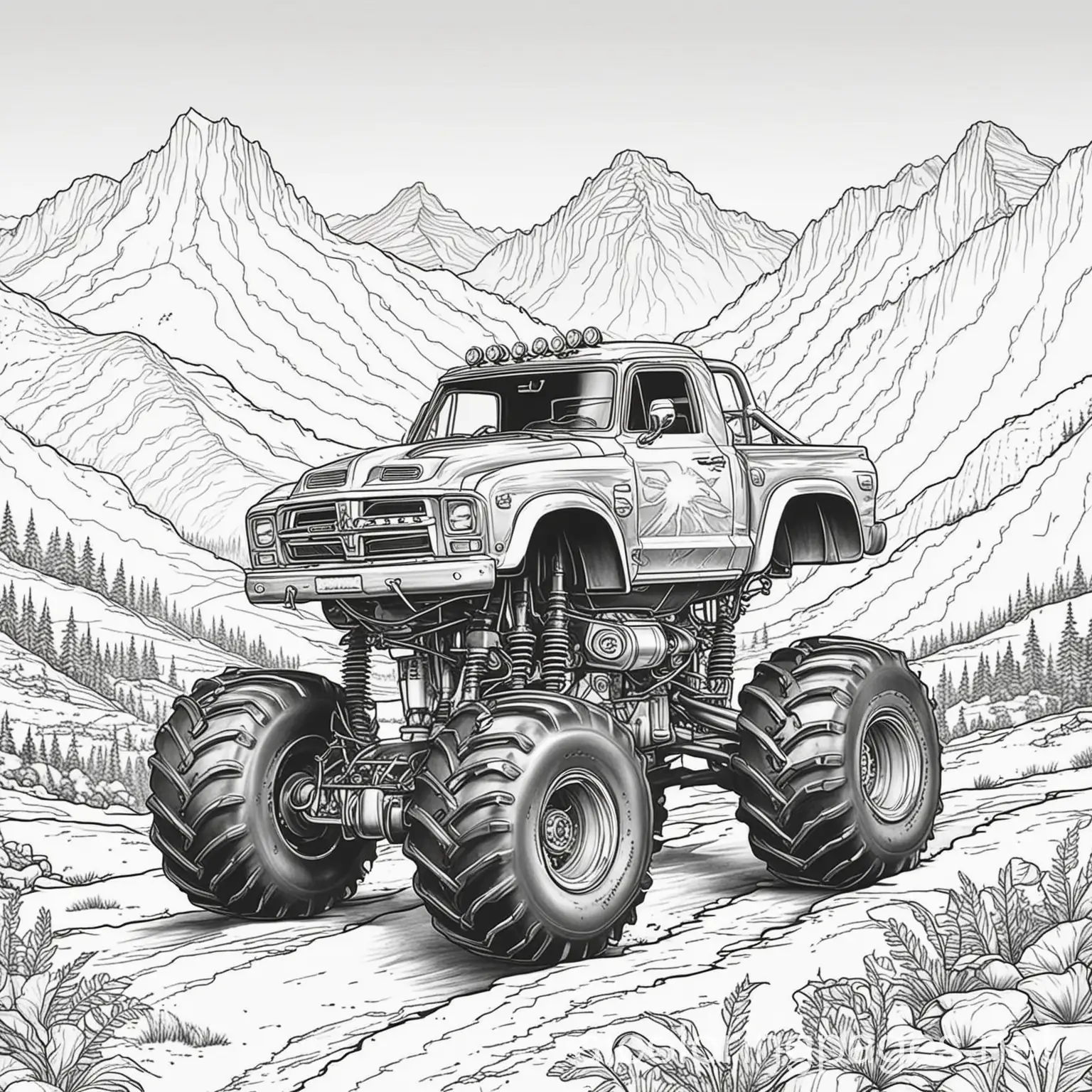 Monster-Trucks-Racing-Through-Mountain-Landscapes