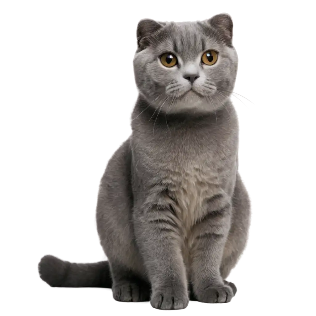 Beautiful-Scottish-Fold-Cat-PNG-Image-Capturing-Elegance-and-Charm