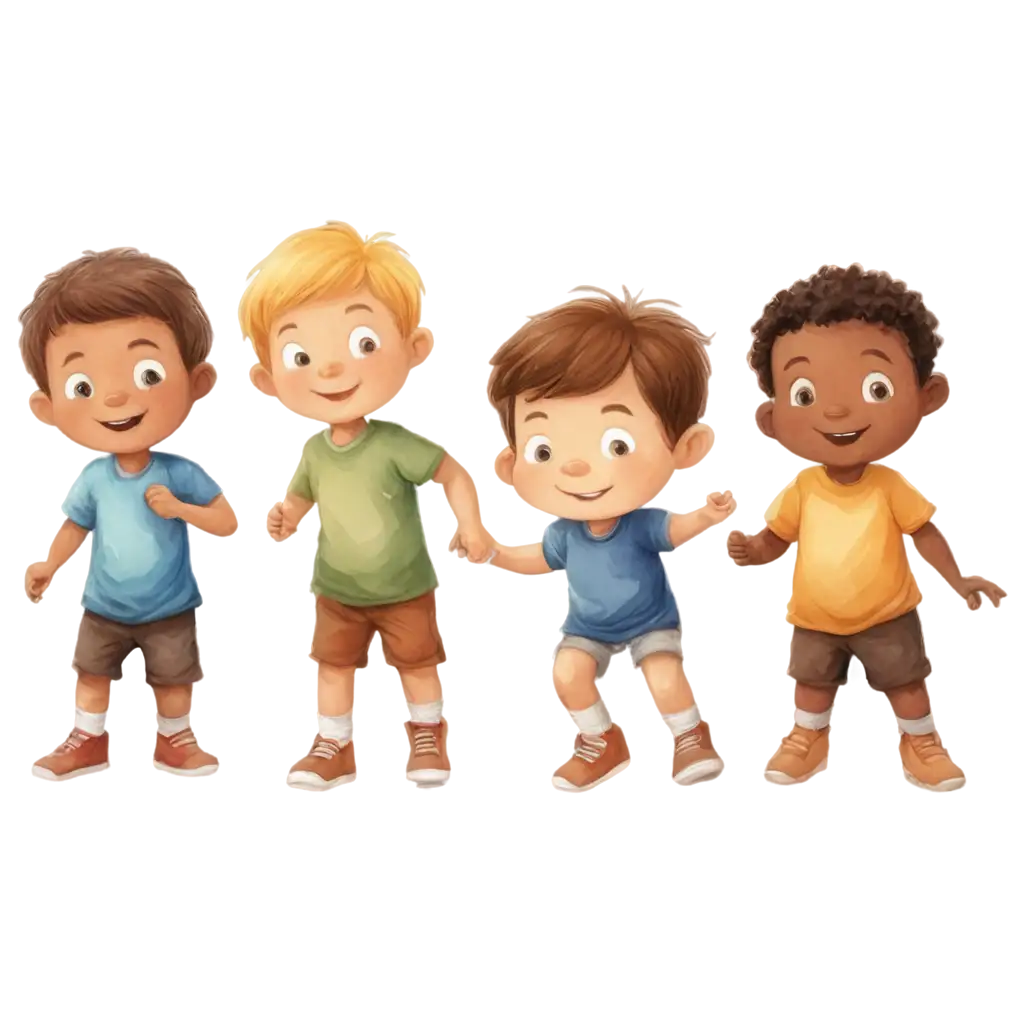 Cartoon-PNG-of-Two-Little-Boys-Playing-in-Kindergarten-Fun-Colorful-Image-for-Creative-Projects