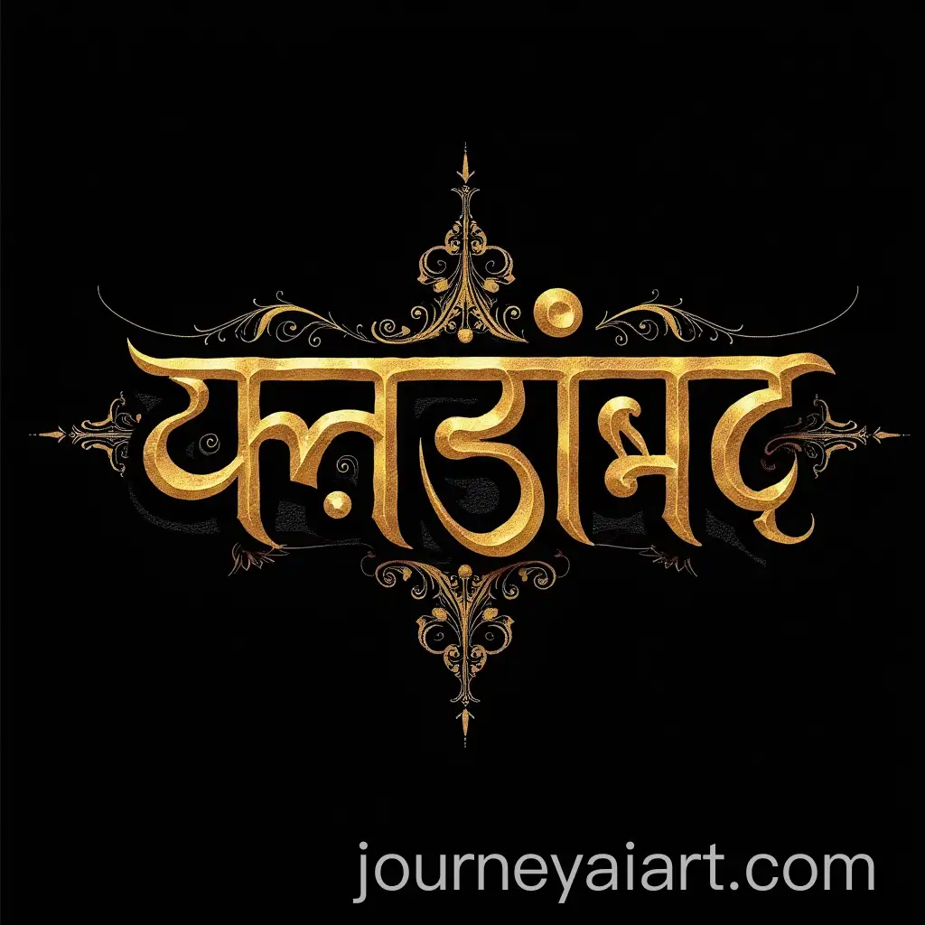 Traditional-SanskritSanskrit-Calligraphy-Prompt-Expansion-Calligraphy-of-with-Gold-Accents