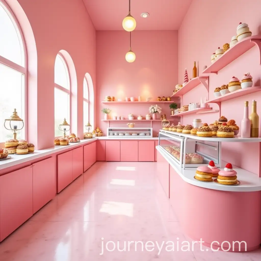 Cute-Bakery-Scene-with-Pink-Theme-and-Desserts