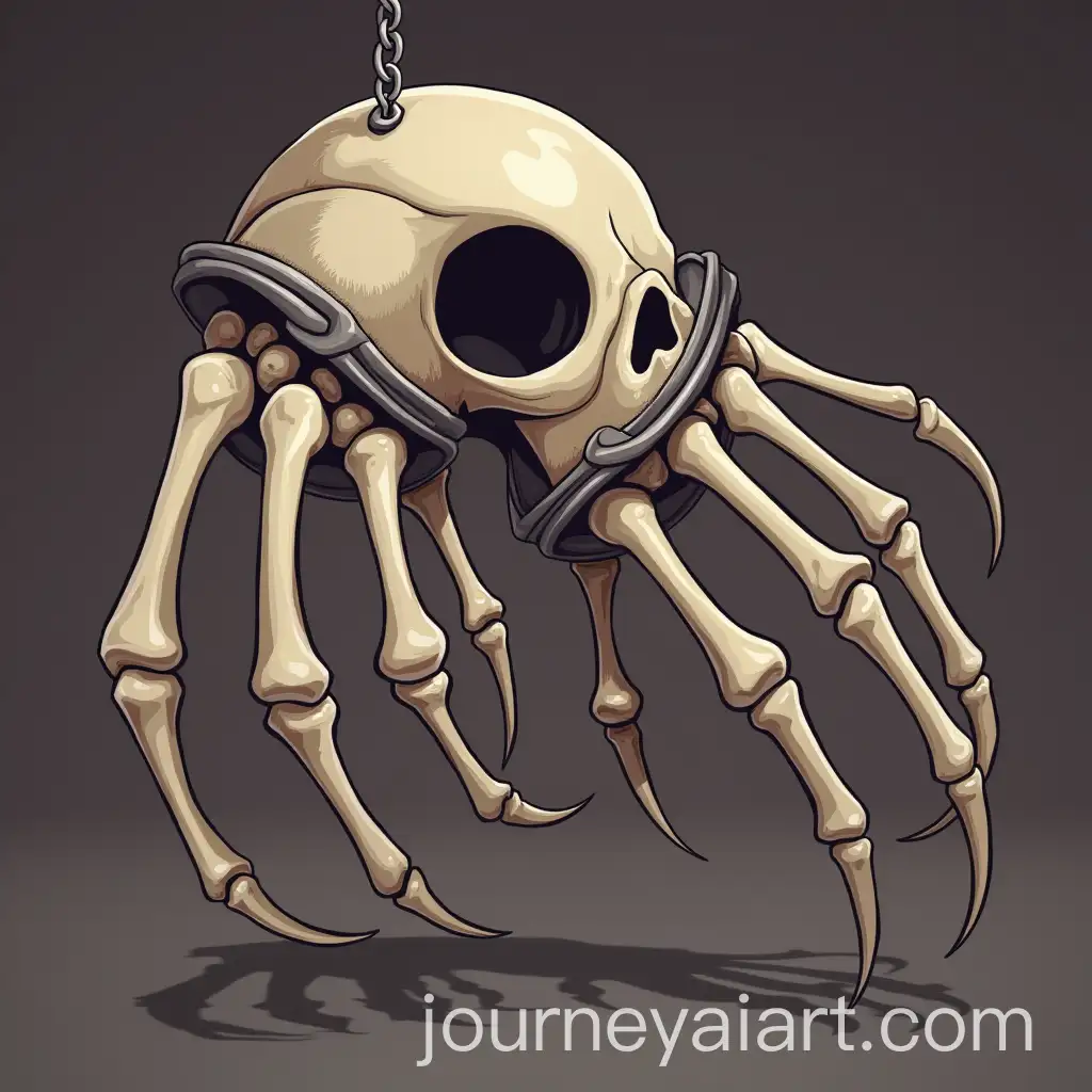 CartoonStyle-Skeleton-with-Handcuffs