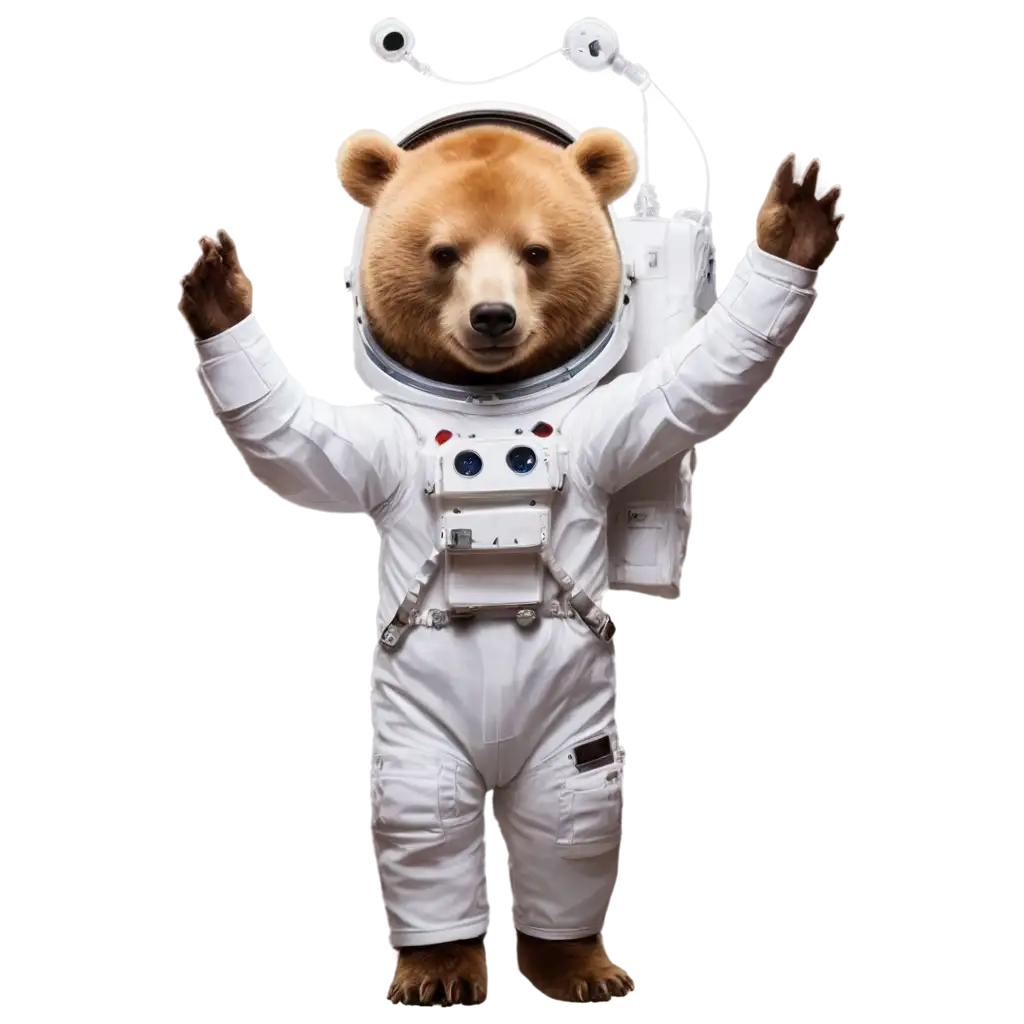 bear astronaut