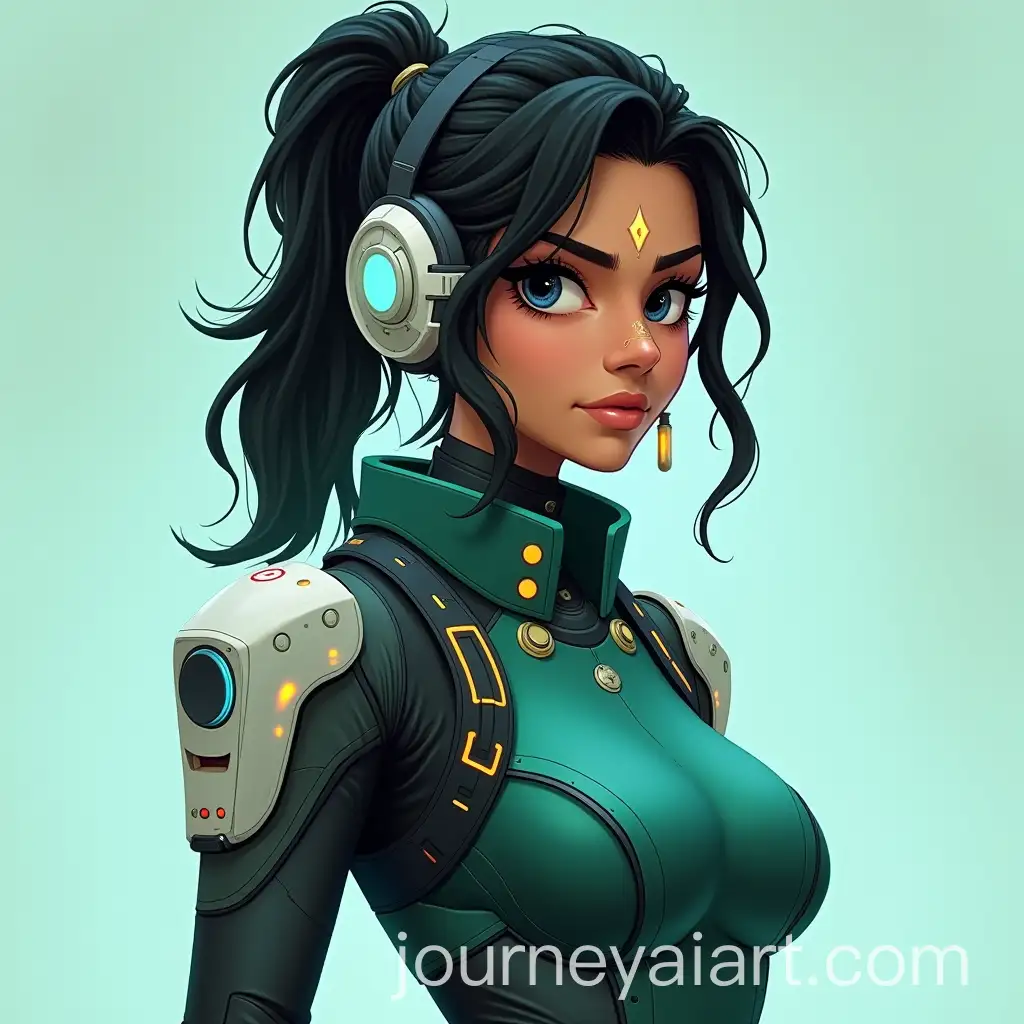 Futuristic-Cyberpunk-Indian-Female-Gaming-Character-in-HighTech-Combat-Suit