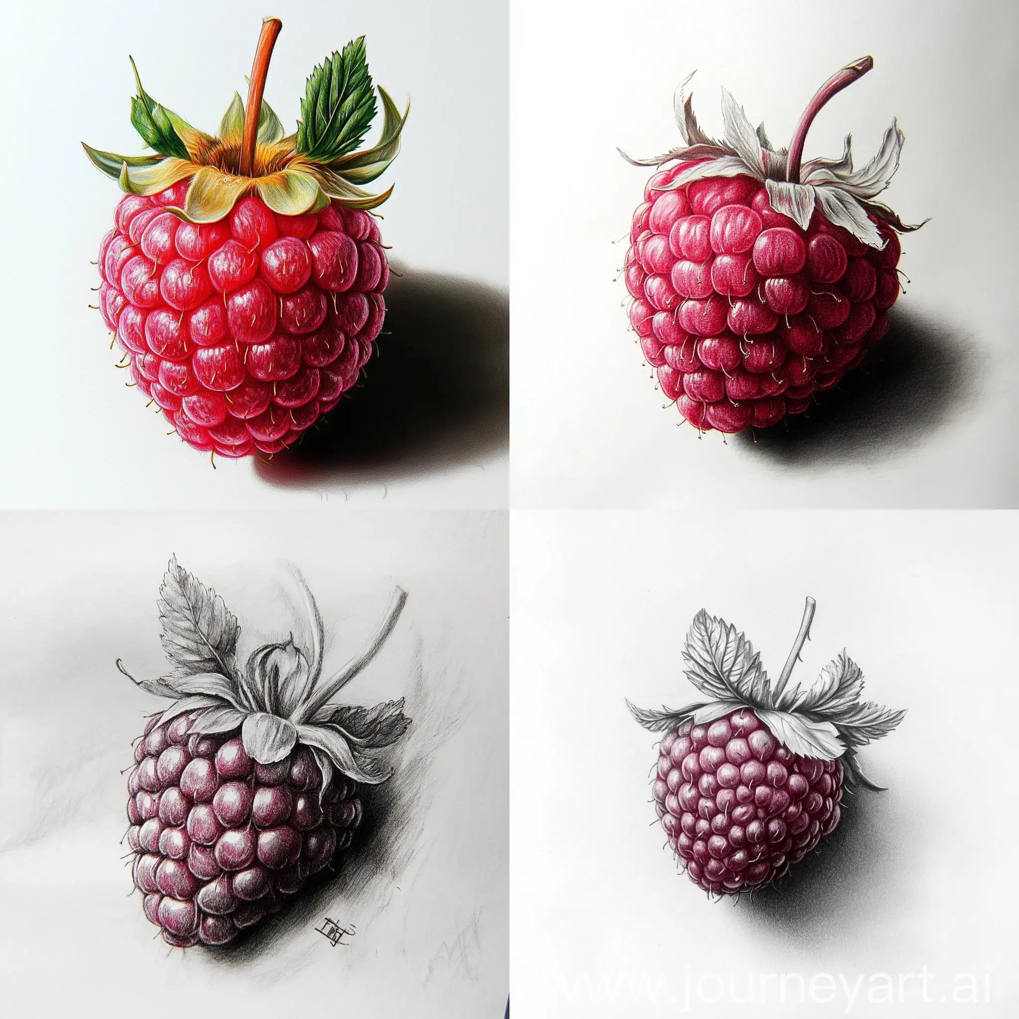 Sketchy-3D-Drawing-of-Raspberry