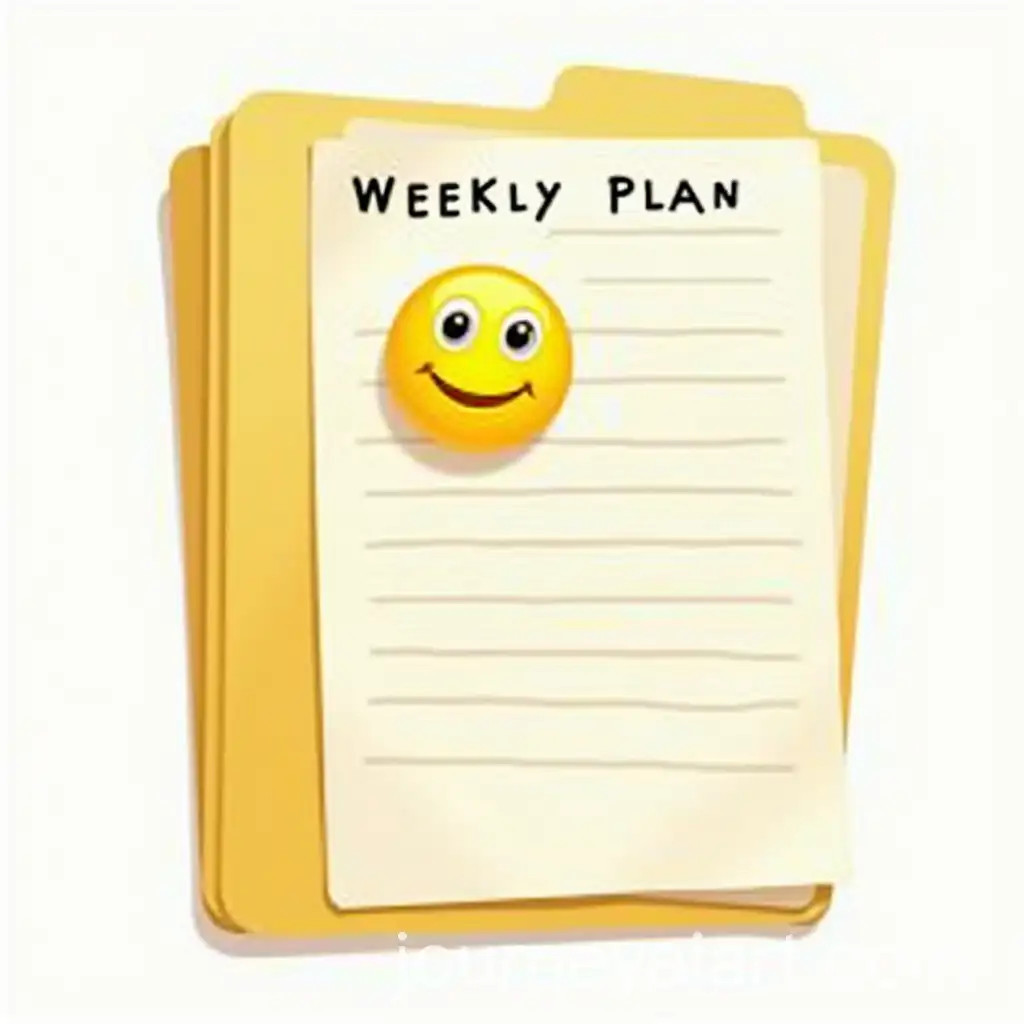 Weekly-Planner-Cover-with-GenderNeutral-Yellow-Smiley-Writing