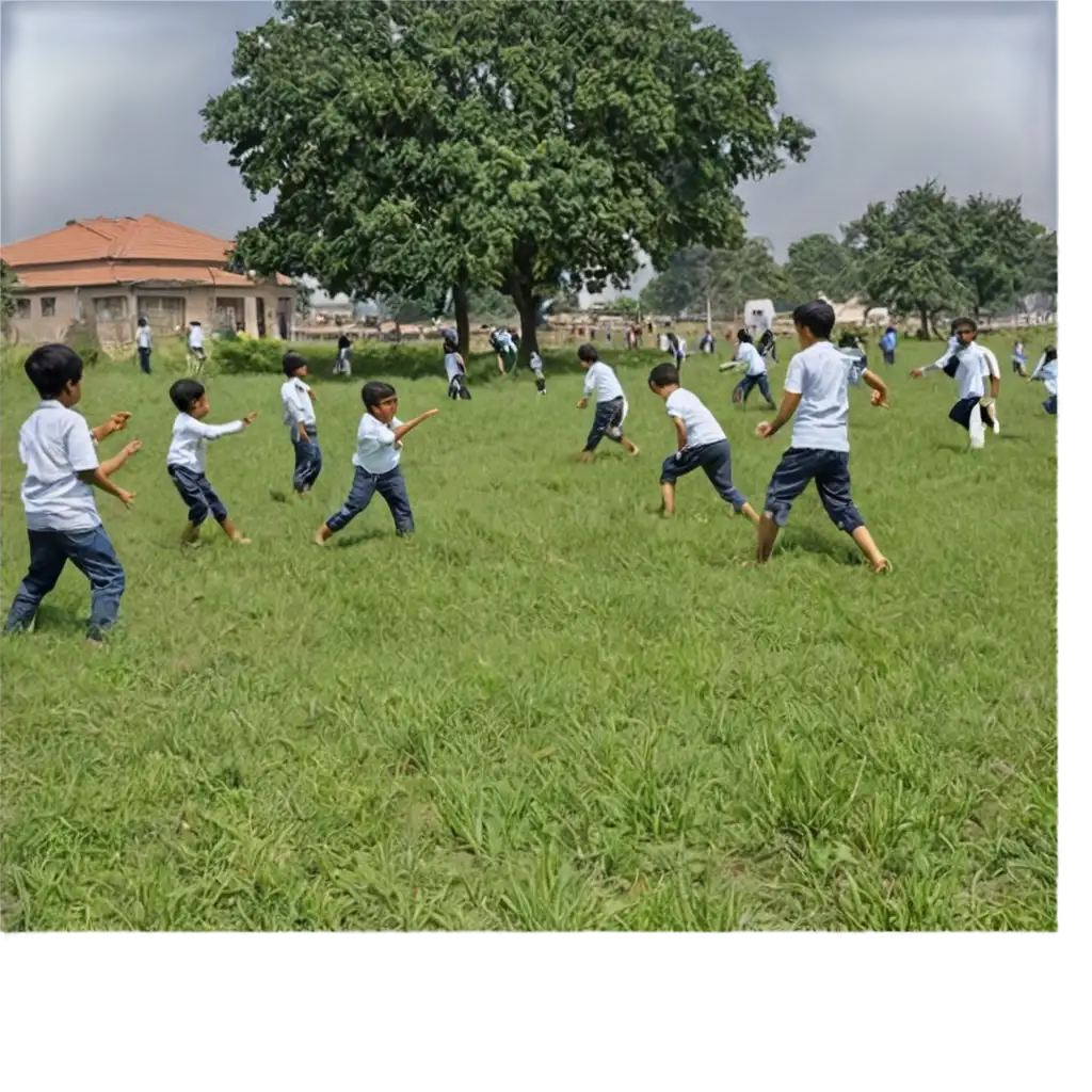 Green-Natural-Village-with-River-Mosque-and-School-Field-PNG-Image-for-Digital-Design