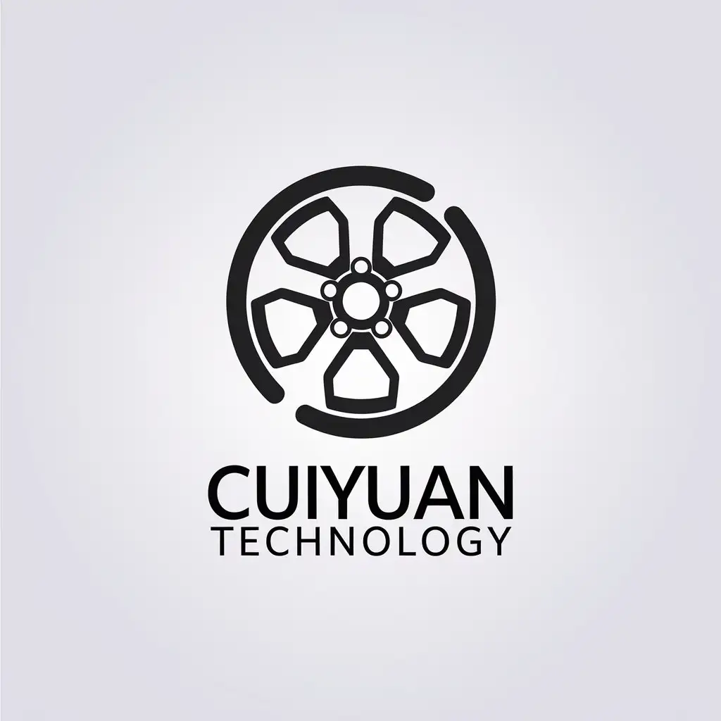 LOGO-Design-for-Cuiyuan-Technology-Vehicle-Accessories-in-Minimalistic-Style