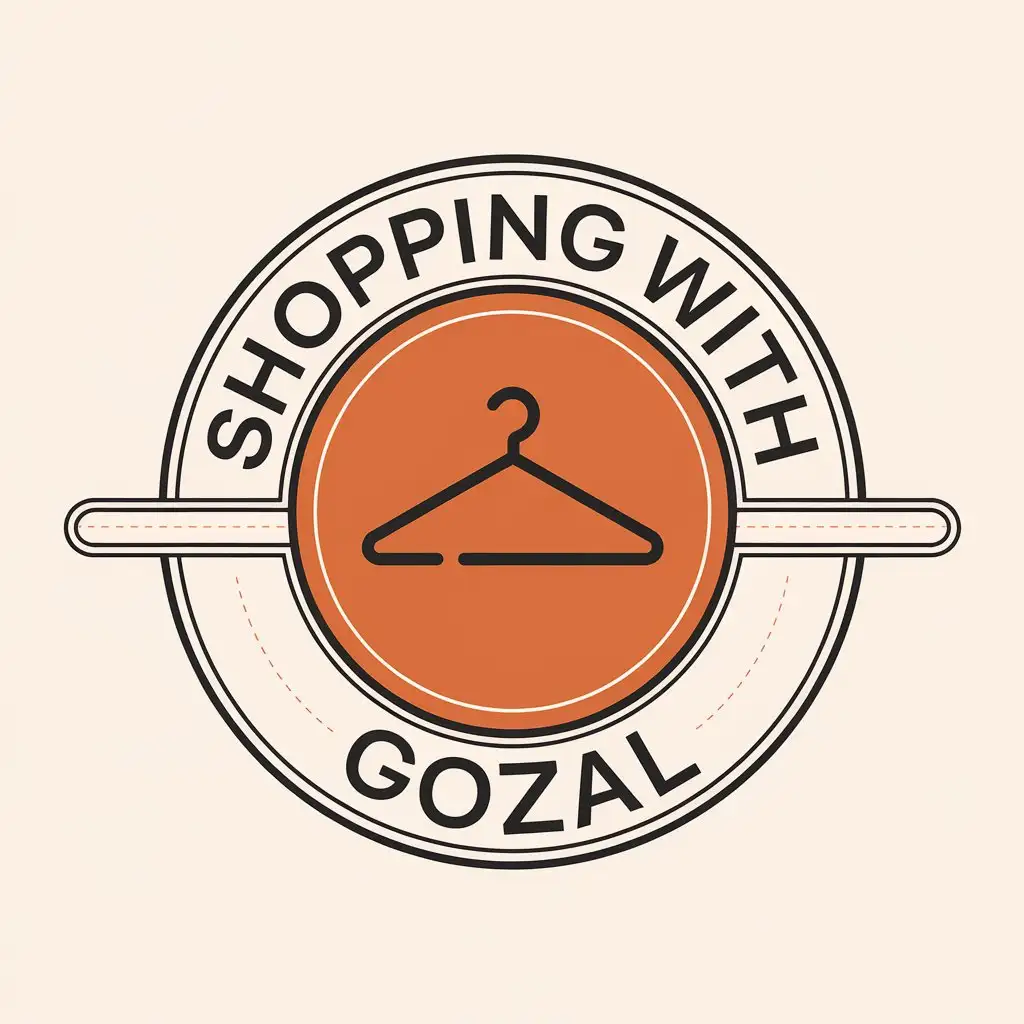 LOGO-Design-For-Shoping-with-Gozal-Clothing-Theme-on-Clear-Background