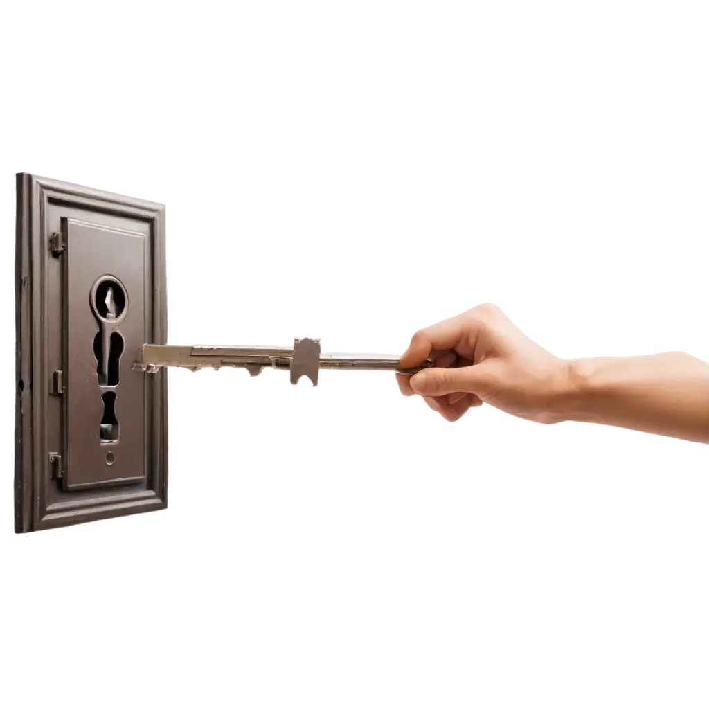 Unlock-New-Possibilities-with-a-Key-Opening-a-Door-PNG-Image