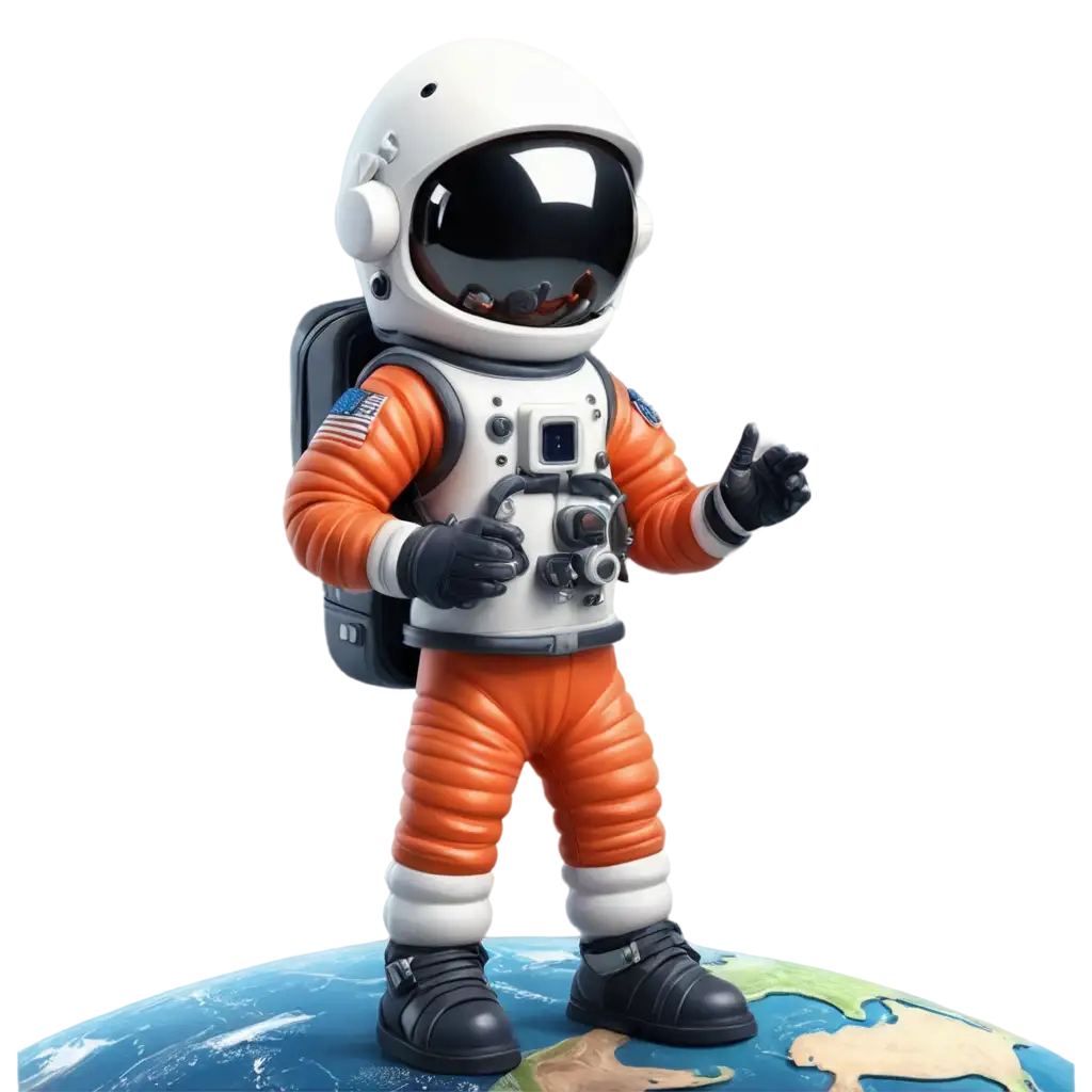 Realistic-Astronaut-PNG-Drawing-on-Earth-Stunning-3D-Artwork