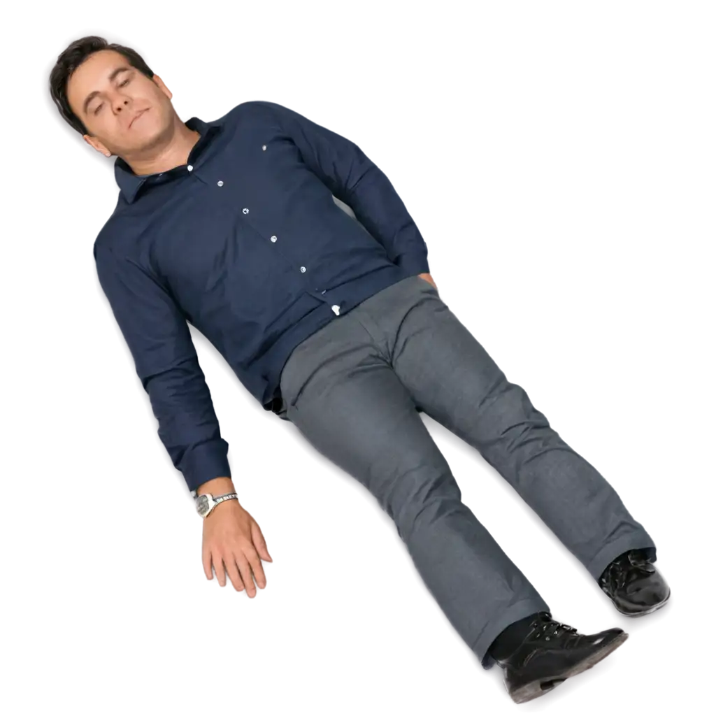 A-Man-Lying-Down-HighQuality-PNG-Image-for-Versatile-Use