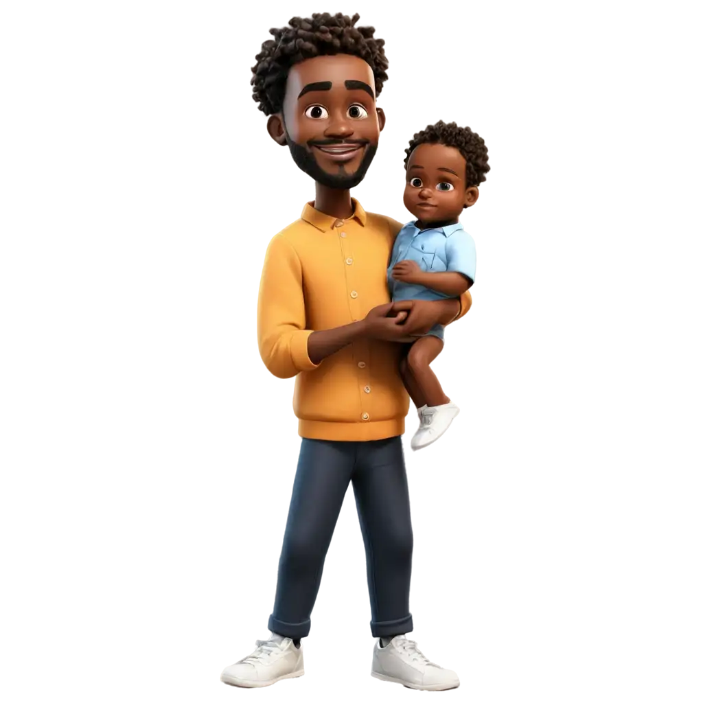 HighQuality-PNG-Image-of-an-African-Man-Holding-a-Baby-Ideal-for-Diverse-Visual-Content-Needs