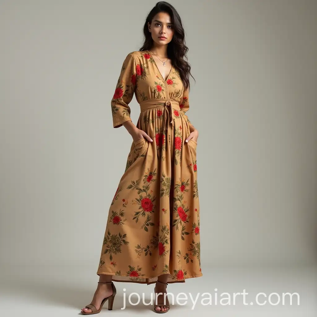 Fashionable-Model-Wearing-Elegant-Dress-Clothing-in-Studio