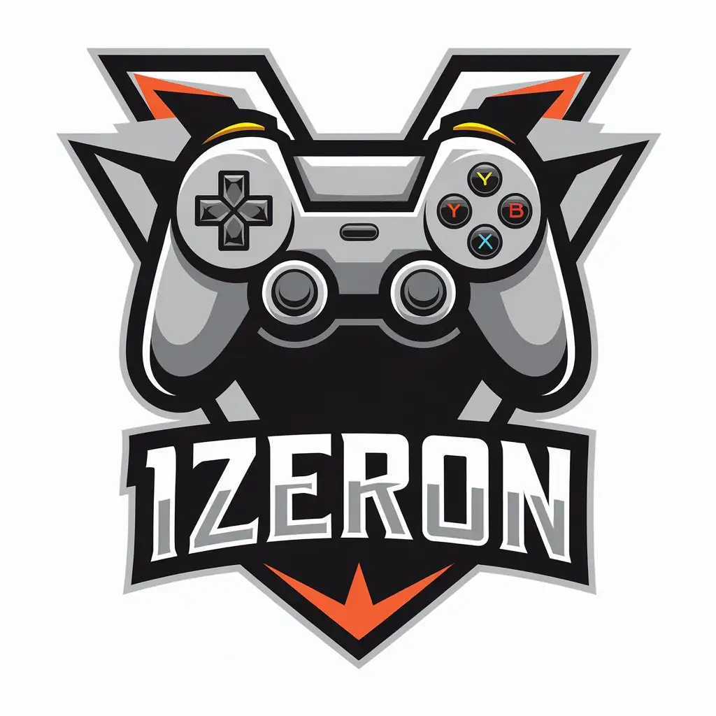 LOGO Design for 1zer0n GamingInspired with Modern and Clear Background