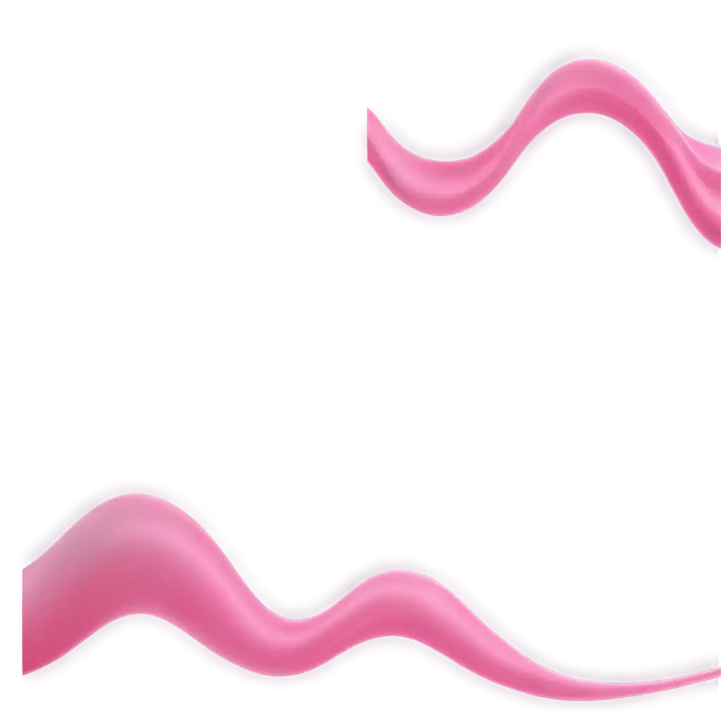 transparent silk pink waves