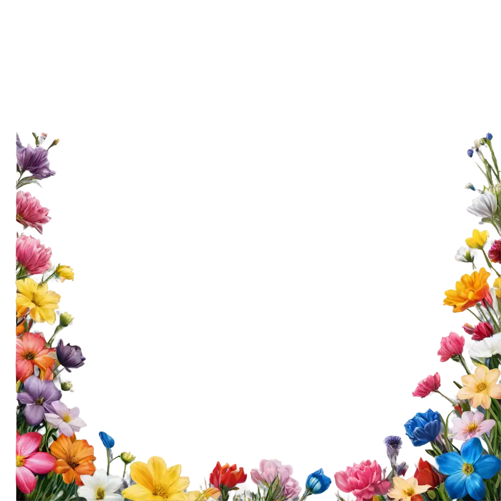 Vibrant-Flowers-of-Many-Colors-for-Alice-in-Wonderland-PNG-Image