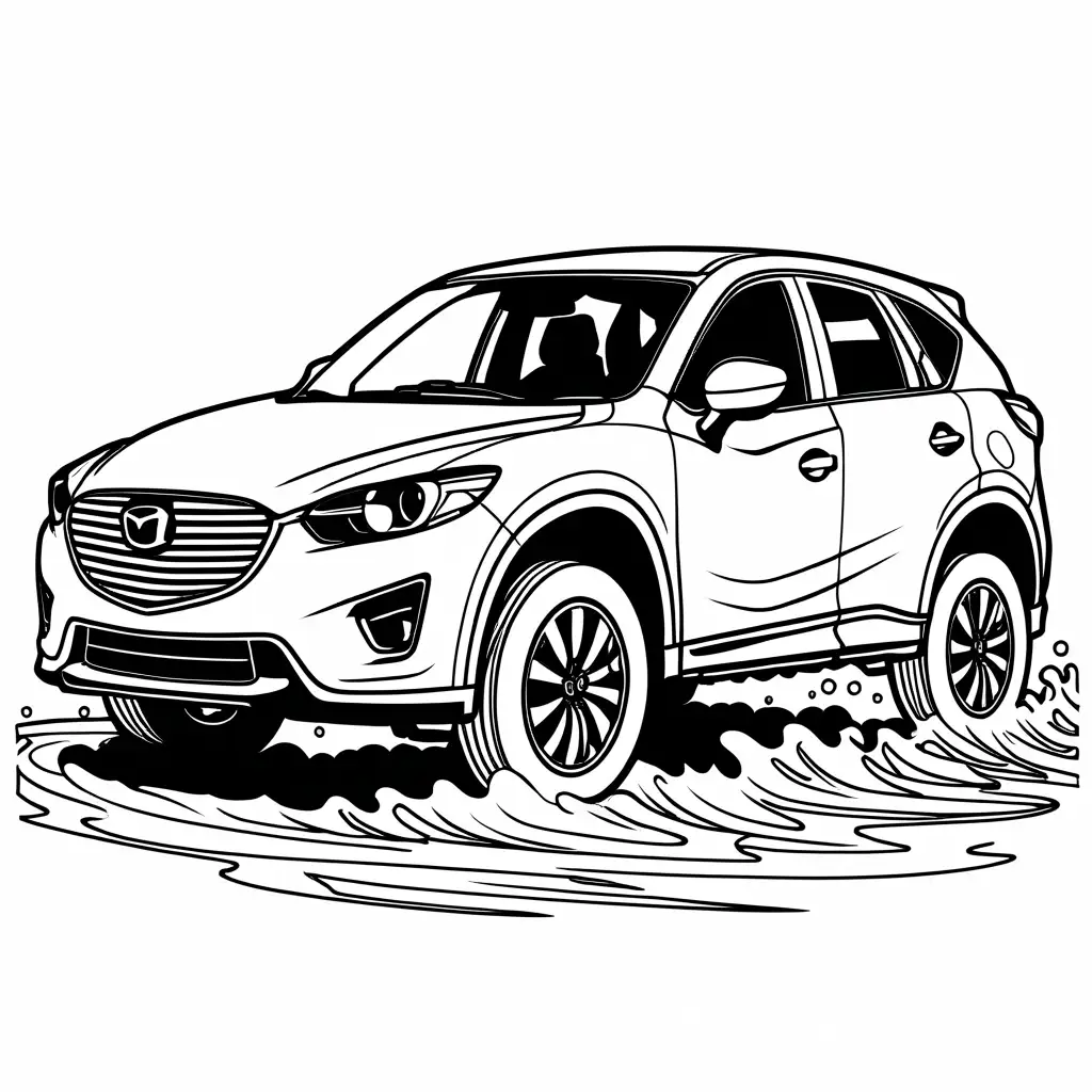 Futuristic-Modified-Mazda-CX5-Car-Coloring-Page