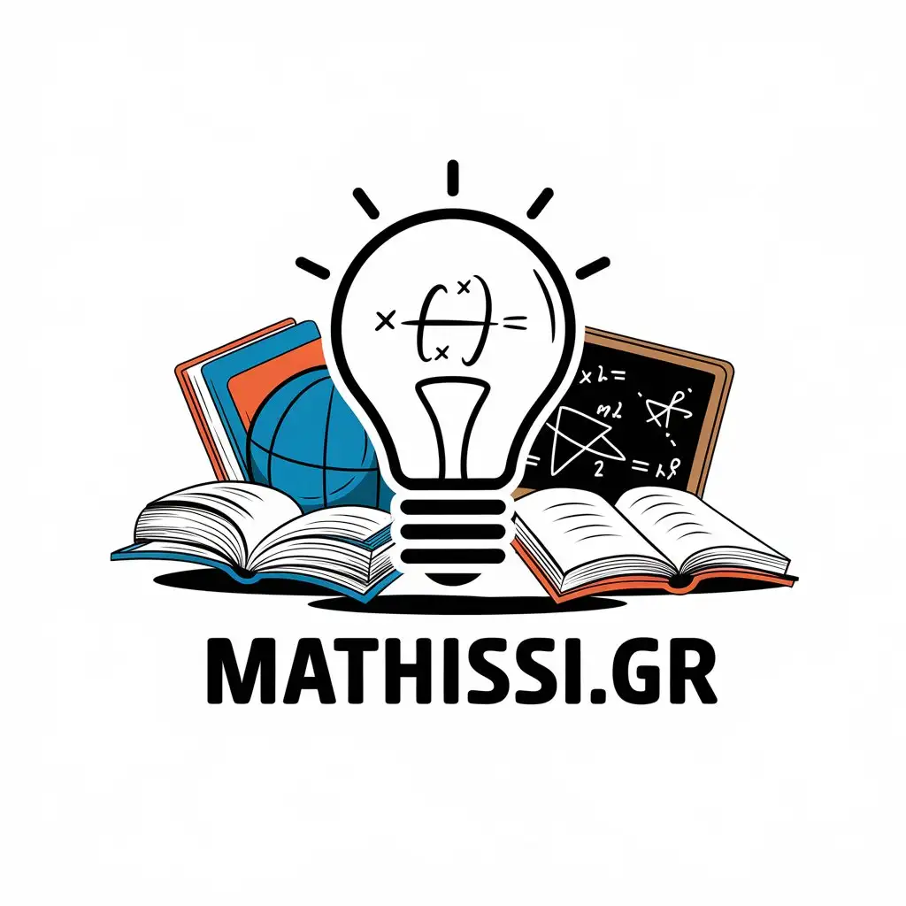 LOGO Design for Mathissigr Modern Education Symbol with Learning Focus and Clear Background