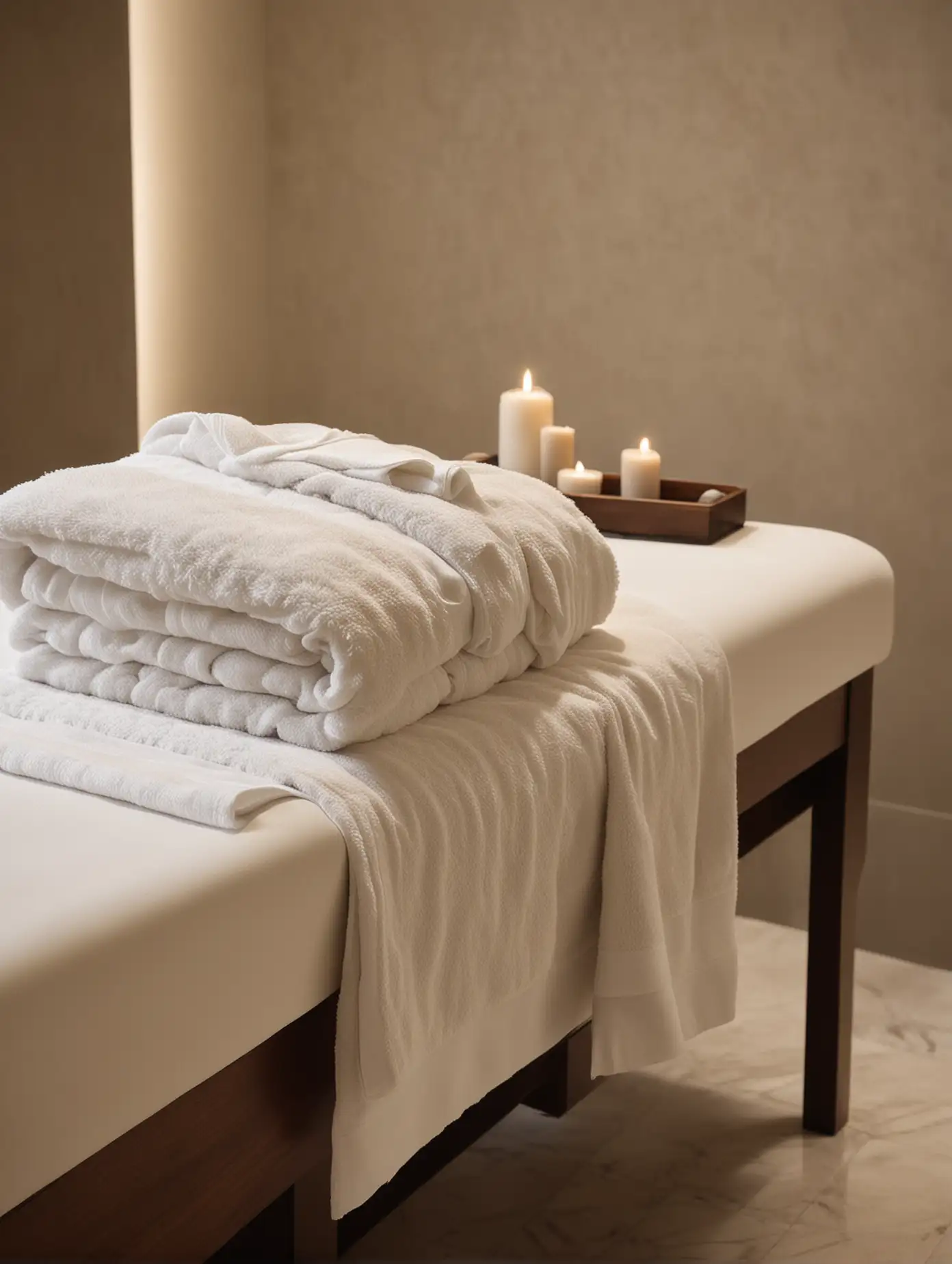 Luxury-Spa-Massage-Table-with-Elegant-Towels