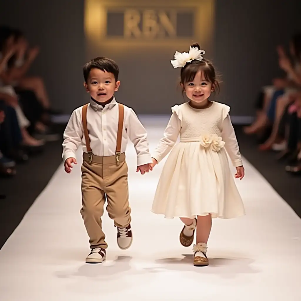 Get ready to melt as our little stars hit the runway! Watch this adorable duo—a charming baby boy and an adorable baby girl—strut their stuff in the cutest ramp walk ever. Their innocent steps and sweet smiles will surely brighten your day. Like, share, and subscribe for more precious moments!