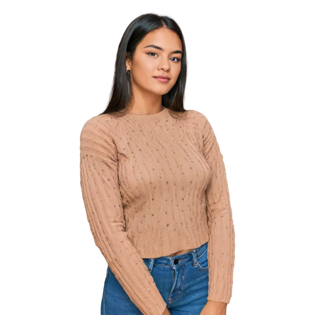 Stylish-Model-Wearing-Sweater-PNG-Enhance-Your-Design-with-HighQuality-Imagery