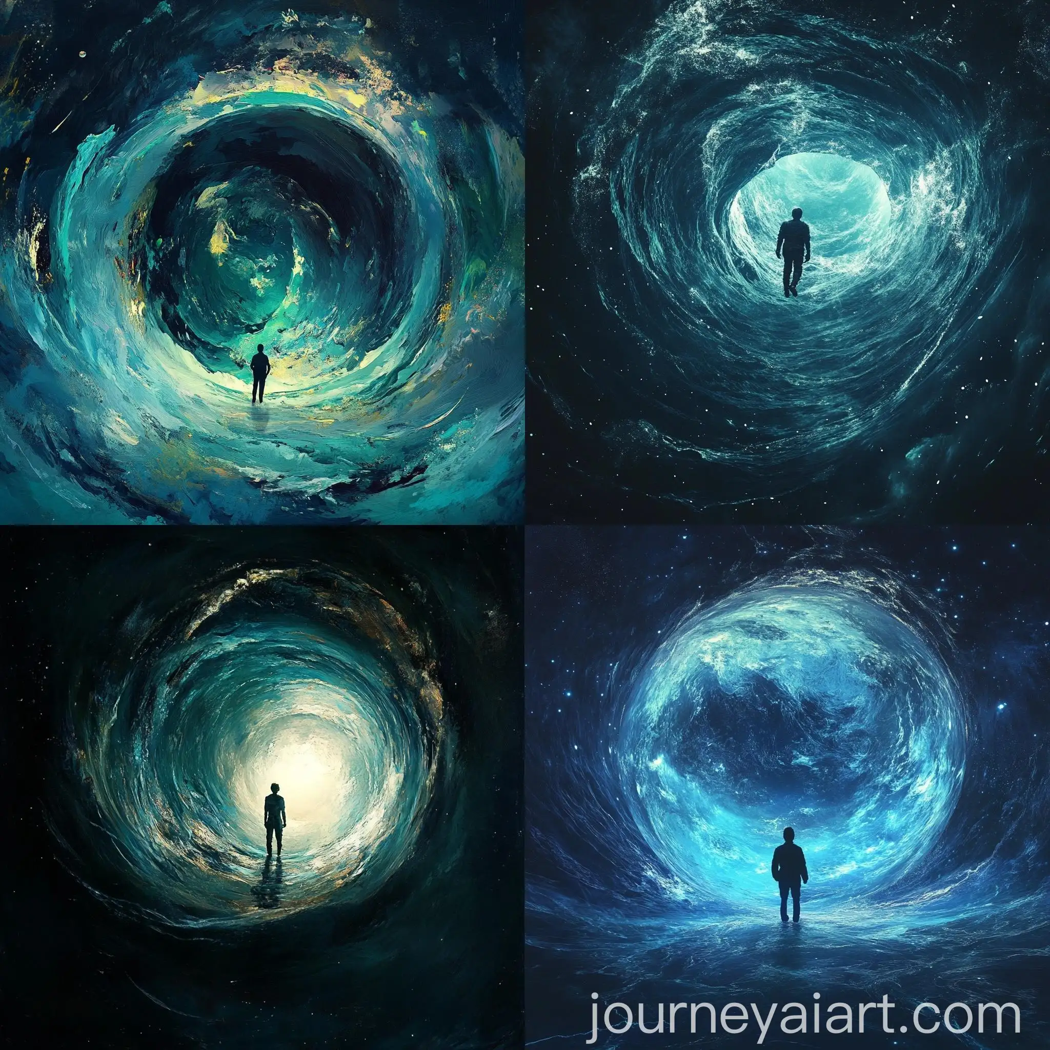 Person-in-Deep-Ocean-Ball-in-Space