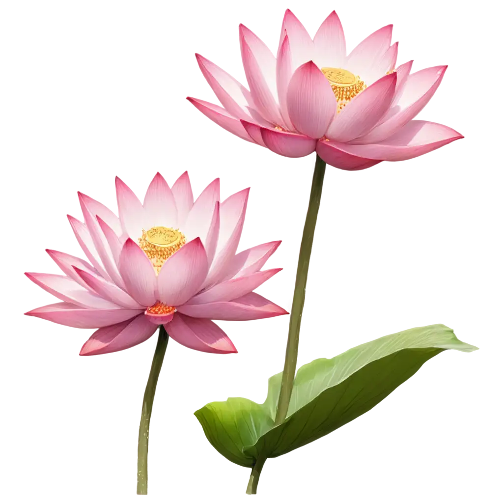 Realistic-Lotus-Sketch-Colored-PNG-Image-Enhance-Your-Projects-with-Vibrant-Floral-Art