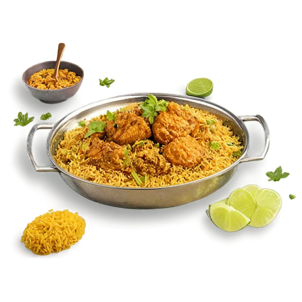 Biryani-Plate-PNG-A-Culinary-Delight-in-HighQuality-Format