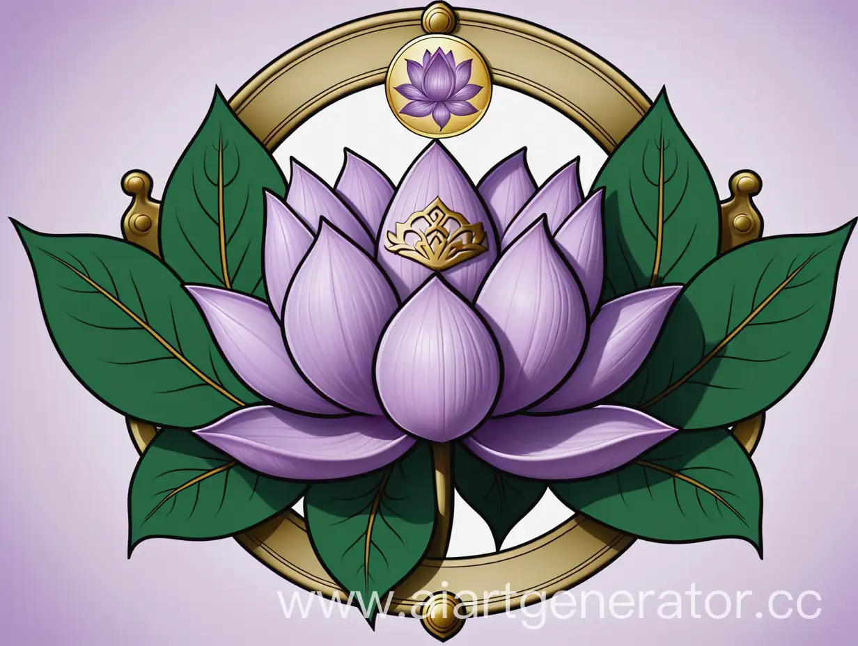 Coat of arms of the Lilac Lotus Flower clan