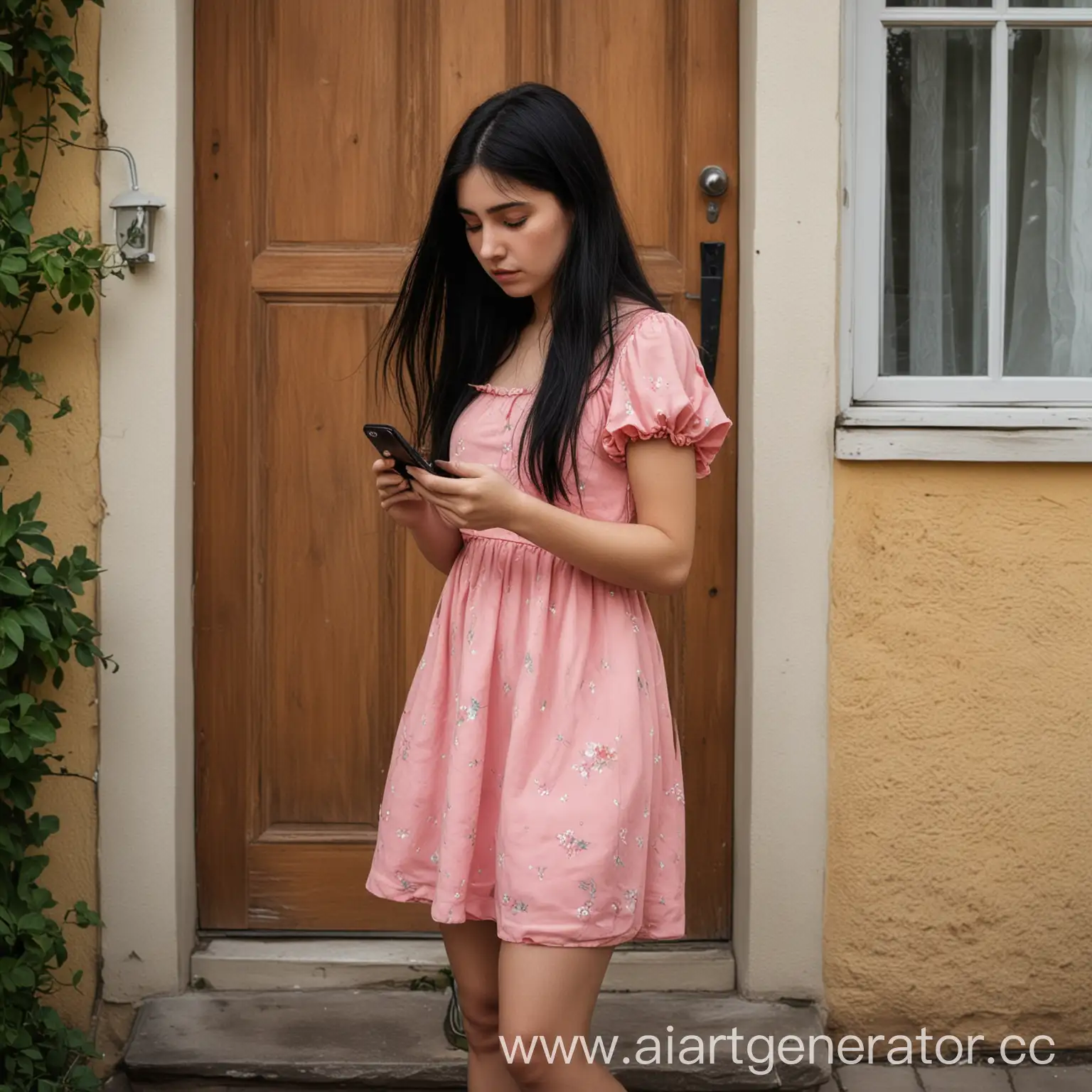 Young-Woman-in-Distress-Receives-Threatening-Message-Near-Home