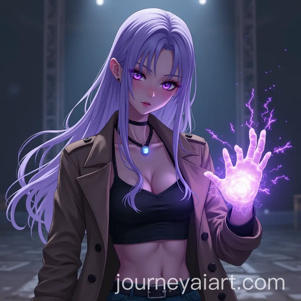 Girl-with-Lilac-Crystalline-Skin-Casting-a-Digital-Spell-in-a-Gritty-Arena
