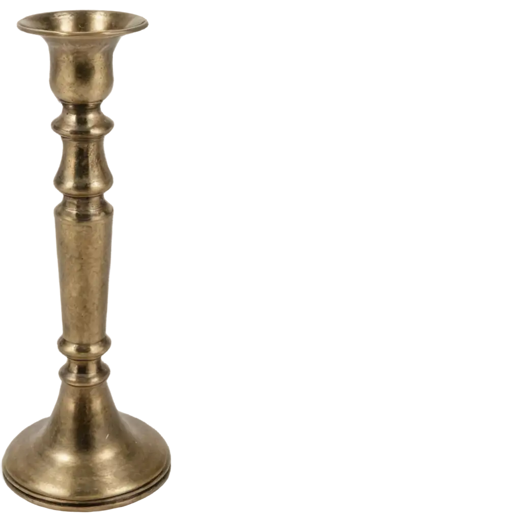 Antique-Brass-Candlestick-PNG-HighQuality-Image-for-Vintage-Design-and-Home-Dcor