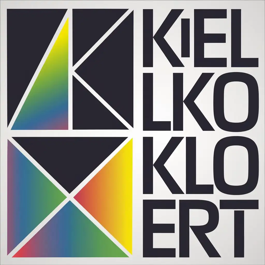 LOGO Design for KielKoloriert Prism Symbol with Vibrant Colors on a Clear Background