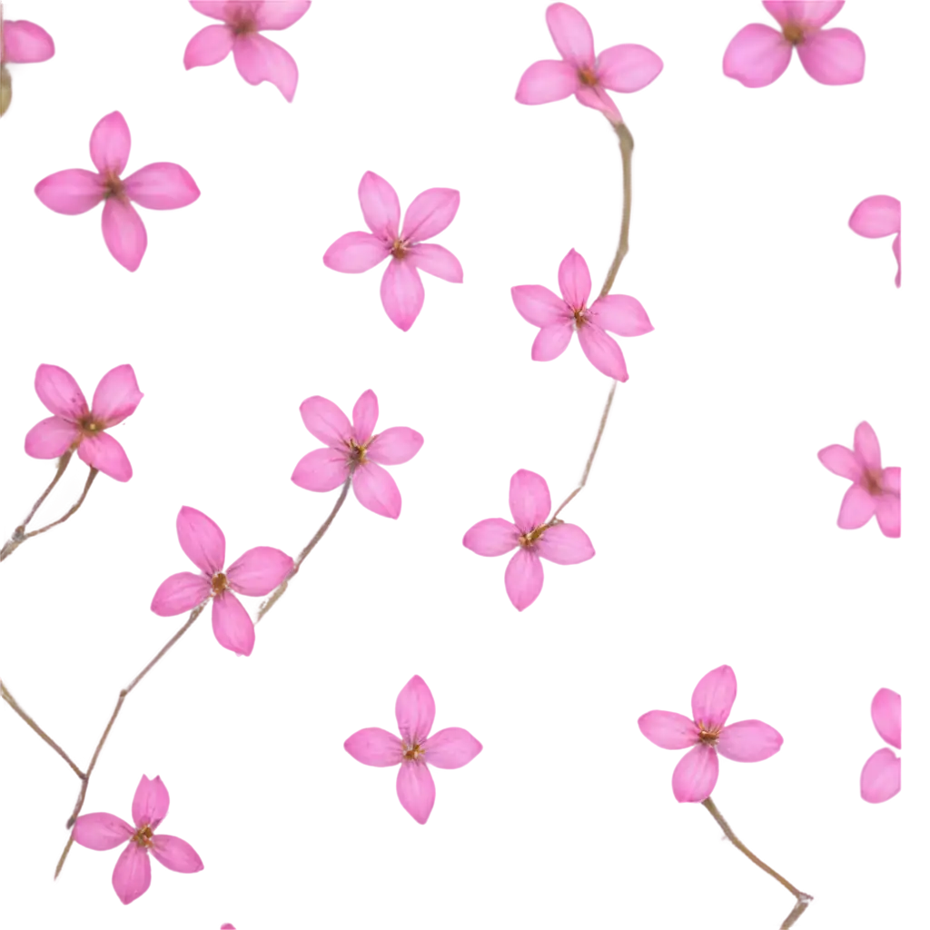 Beautiful-Unique-Pattern-of-Tiny-Pink-Flowers-PNG-Image-for-Versatile-Creative-Use