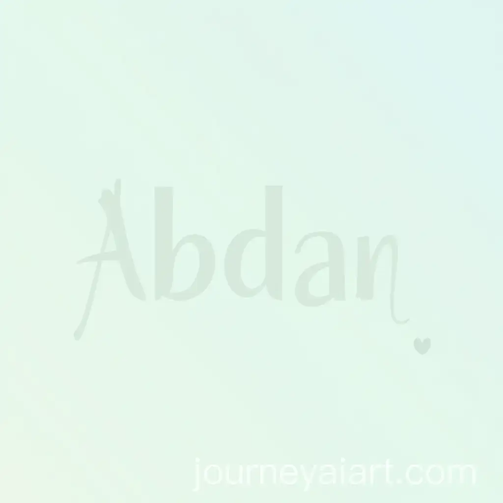 Modern-and-Stylish-Abdan-Name-Design-for-Baby-Boy-Nursery