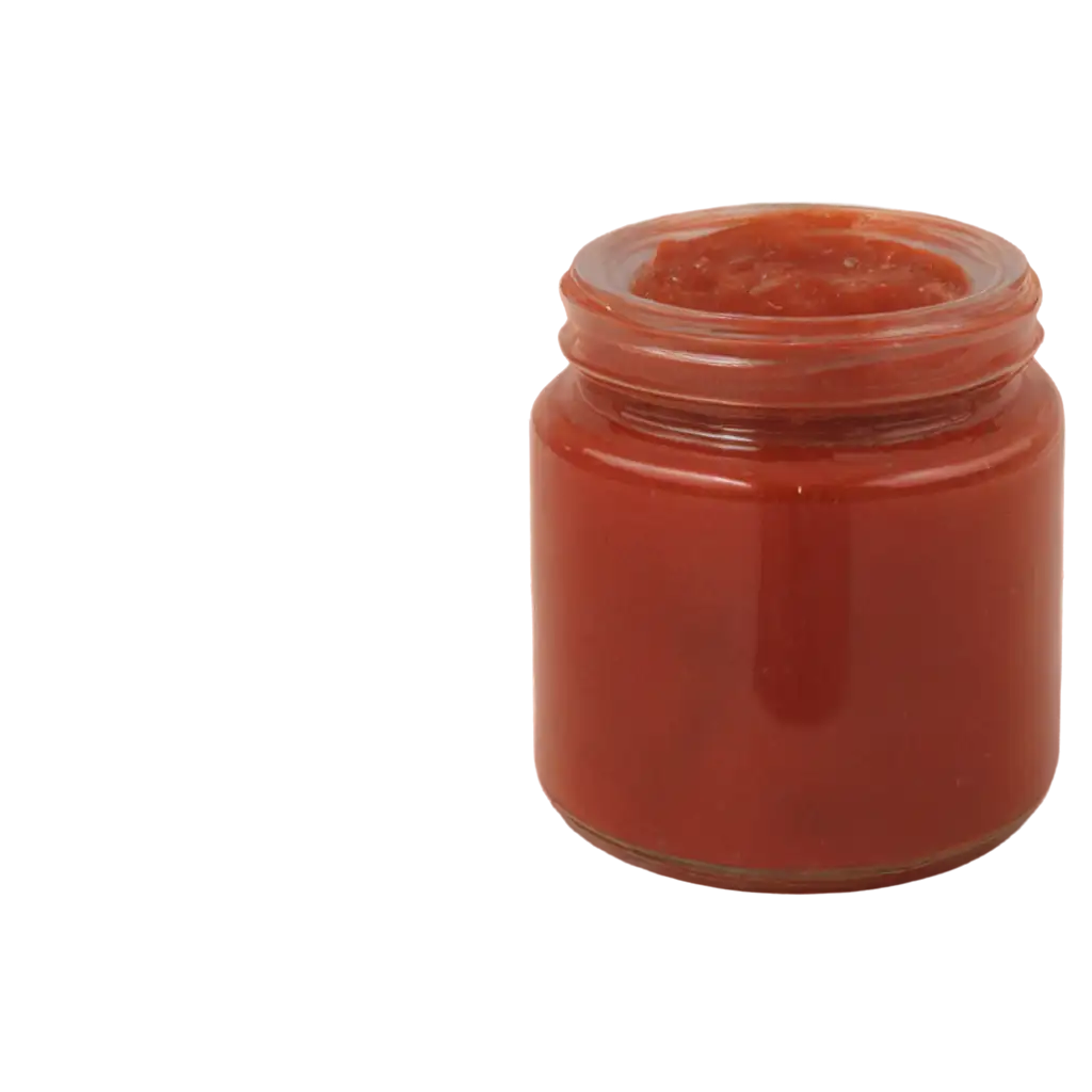 HighQuality-Tomato-Sauce-Plastic-Jar-500mg-PNG-Image-for-Versatile-Use