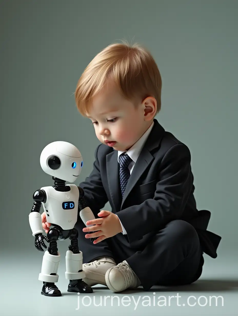 Child-Dressed-as-a-Banker-Playing-with-AI-Toy
