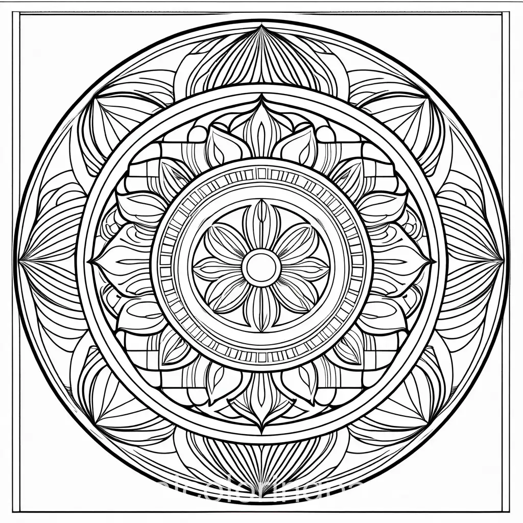 Adults-Coloring-Mandala-Pages-Intricate-Line-Art-for-Relaxation