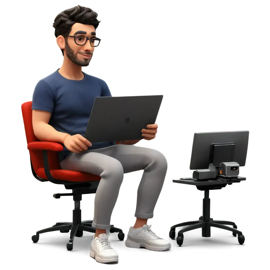 3D-PNG-of-a-Male-Cinema-Director-Sitting-on-a-Chair-Watching-Cine-Monitors