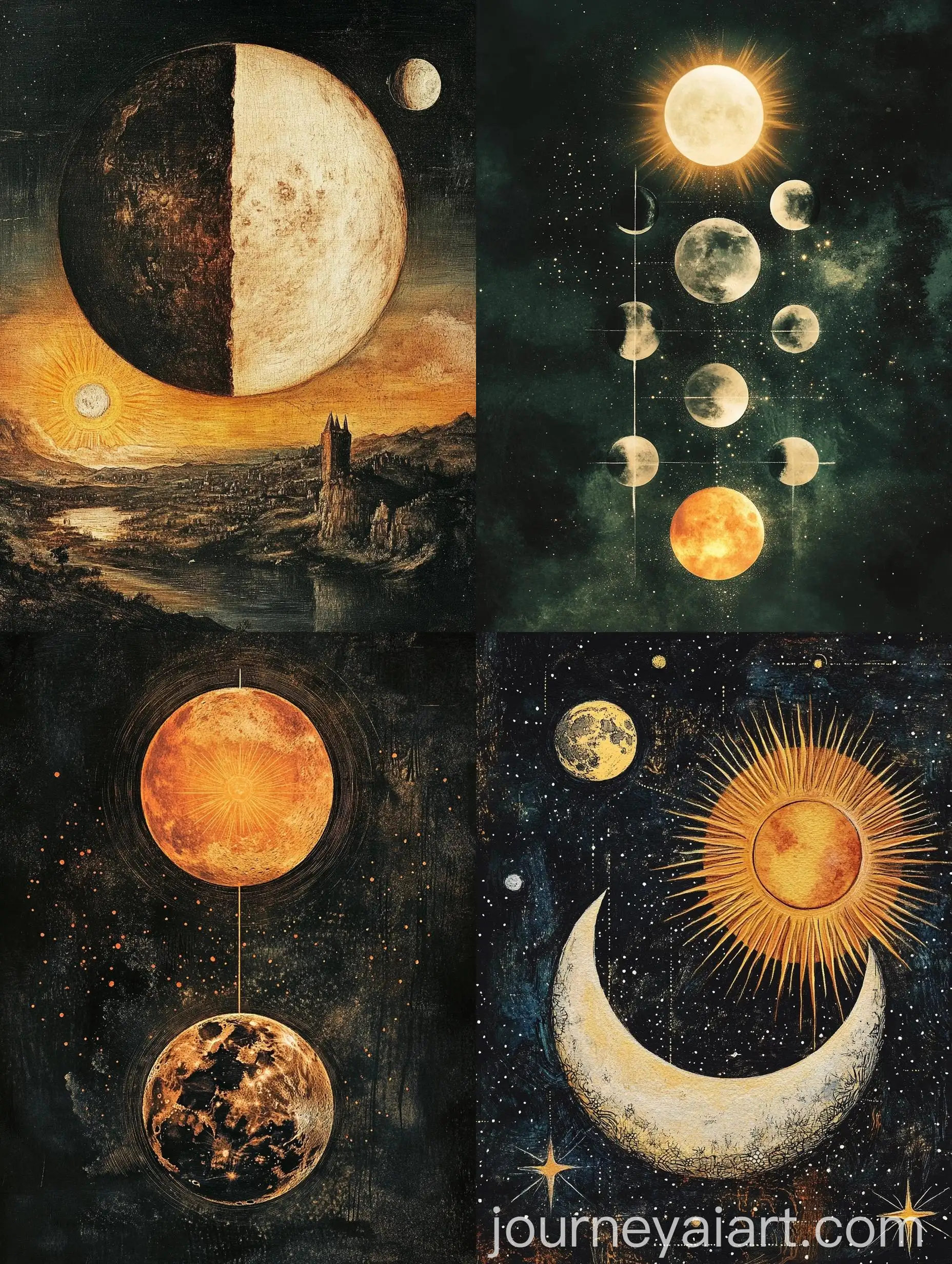 Astrological-Diagram-Showing-Sun-and-Moon-Positions